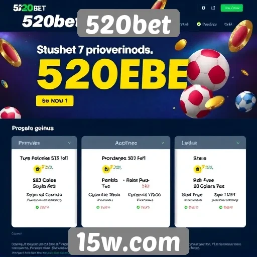 Promoções e bônus disponíveis na 520bet